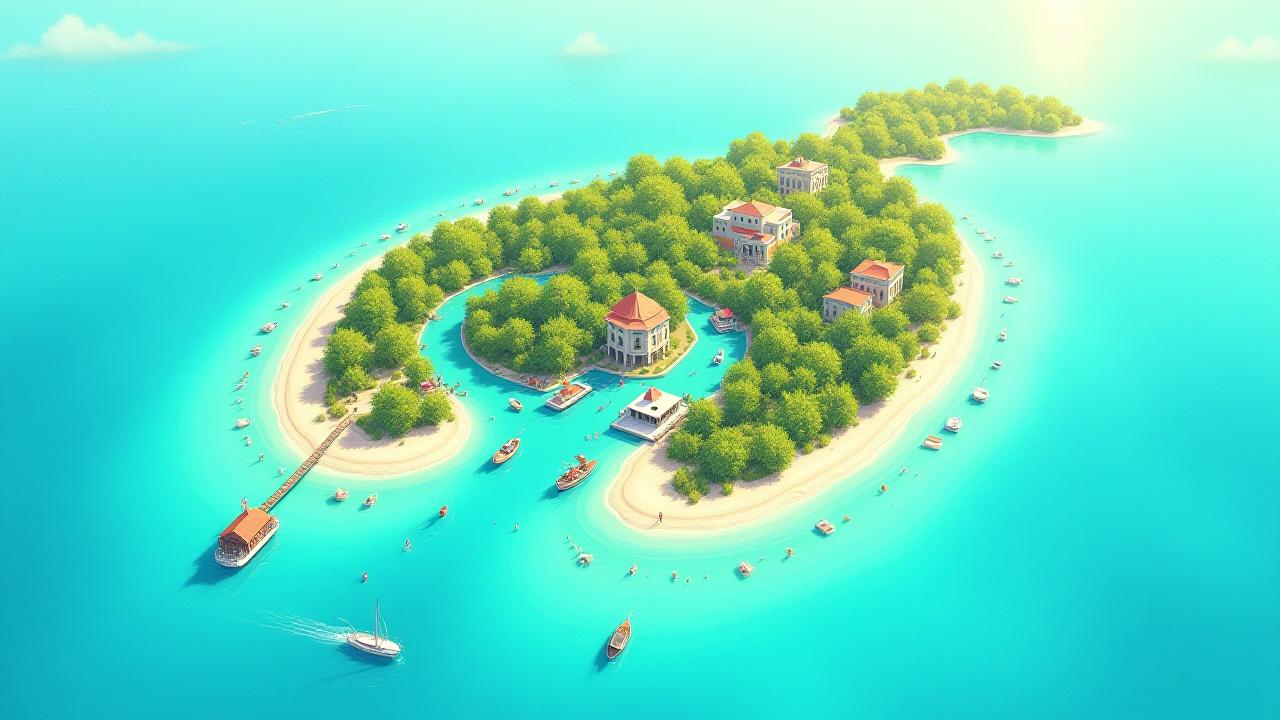 Map showing the location of Elizabeth J Kehoe's custom bicycle workshop in Key West, Florida.